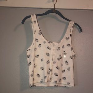 Flower Print Tank Top